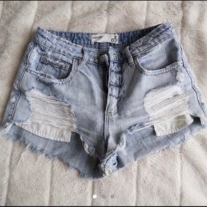 Garage festival shorts size 3 high waisted